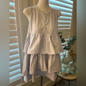 Zara mini light blue dress 100%